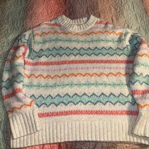 American Eagle Outfitters Multicolor Patterned Sweater